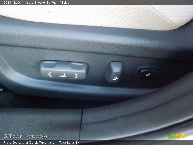 Snow White Pearl / Beige 2013 Kia Optima LX