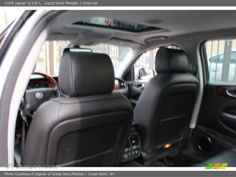 Liquid Silver Metallic / Charcoal 2008 Jaguar XJ XJ8 L