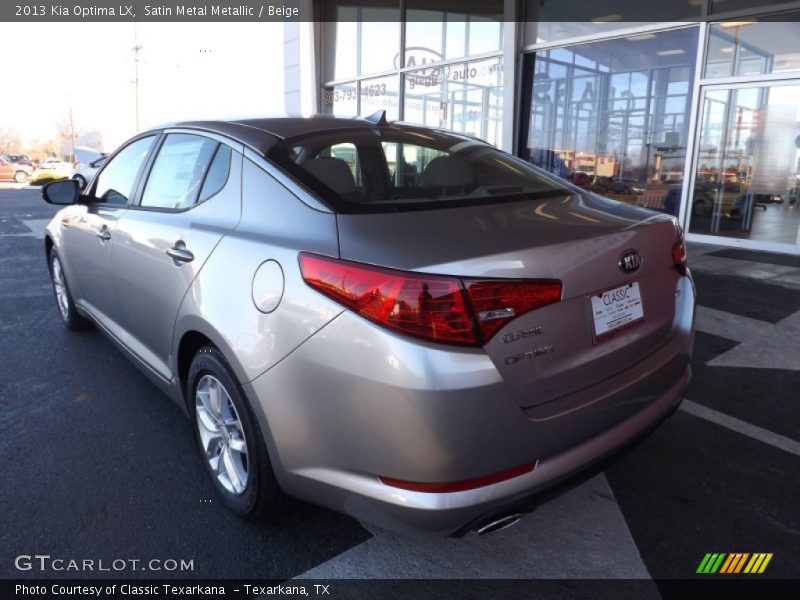 Satin Metal Metallic / Beige 2013 Kia Optima LX