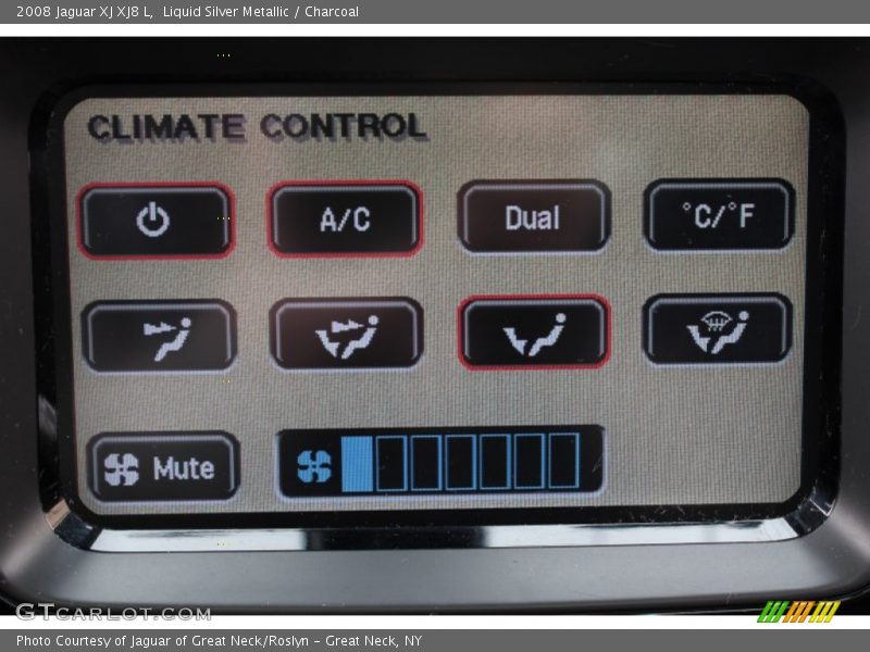 Controls of 2008 XJ XJ8 L