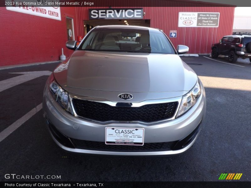 Satin Metal Metallic / Beige 2013 Kia Optima LX