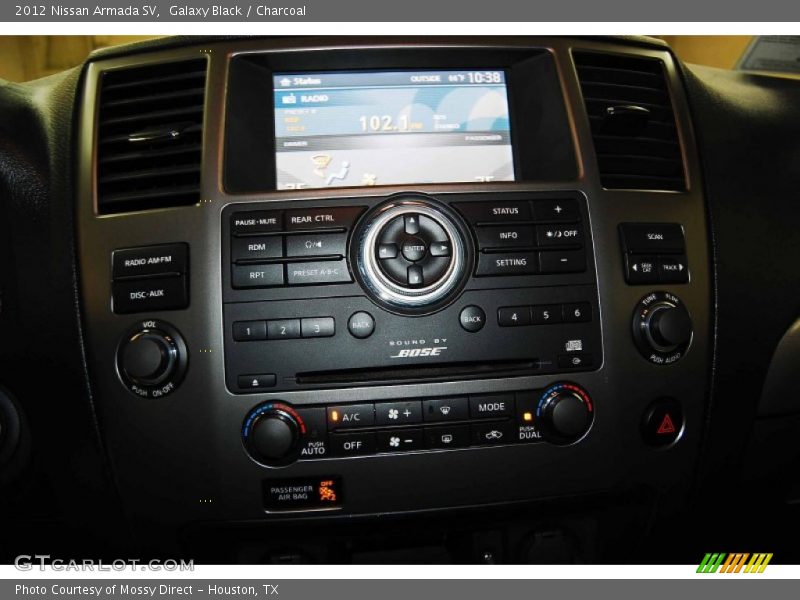 Galaxy Black / Charcoal 2012 Nissan Armada SV