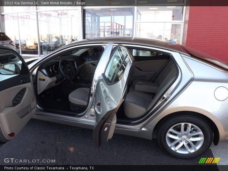 Satin Metal Metallic / Beige 2013 Kia Optima LX