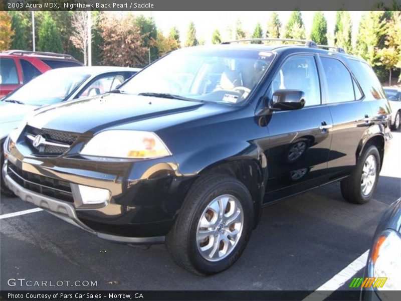 Nighthawk Black Pearl / Saddle 2003 Acura MDX