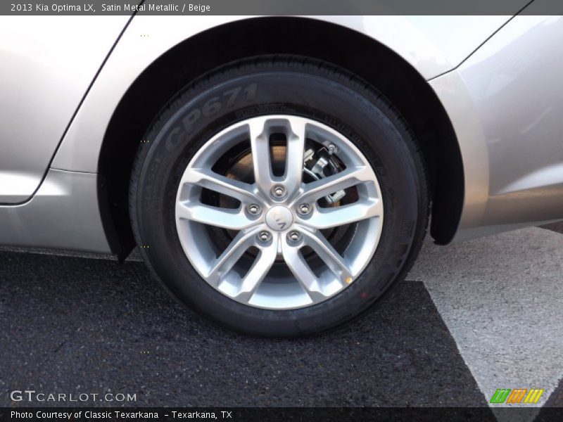 Satin Metal Metallic / Beige 2013 Kia Optima LX