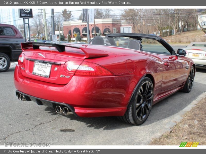 Italian Racing Red Metallic / Red/Warm Charcoal 2012 Jaguar XK XKR-S Convertible