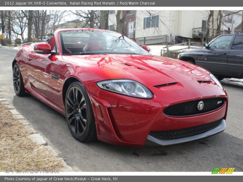 Italian Racing Red Metallic / Red/Warm Charcoal 2012 Jaguar XK XKR-S Convertible