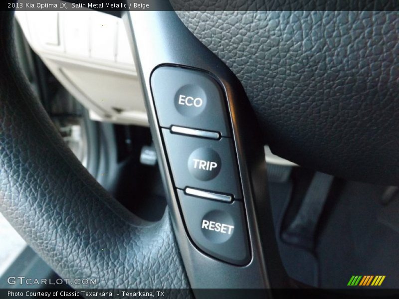 Satin Metal Metallic / Beige 2013 Kia Optima LX