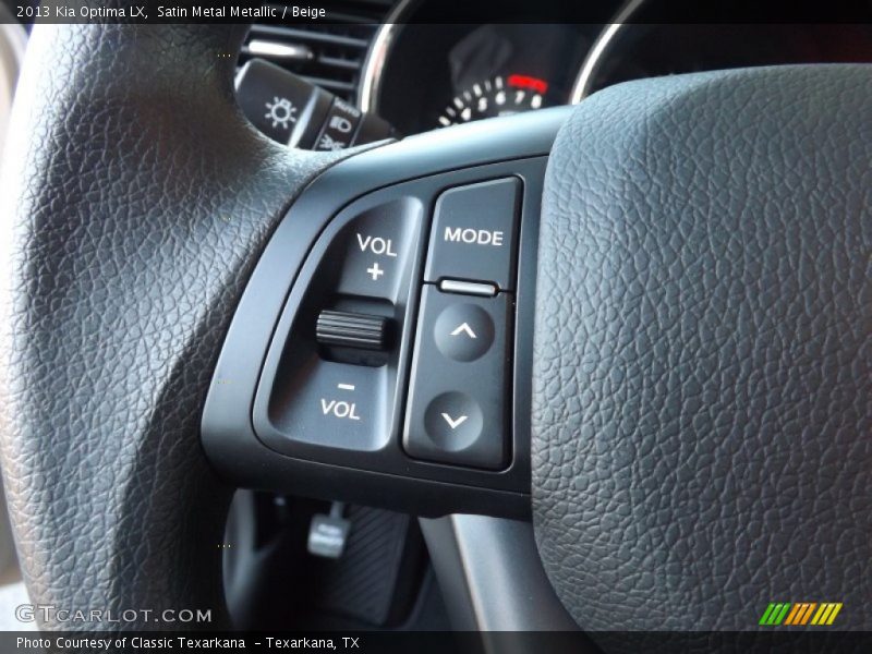 Satin Metal Metallic / Beige 2013 Kia Optima LX
