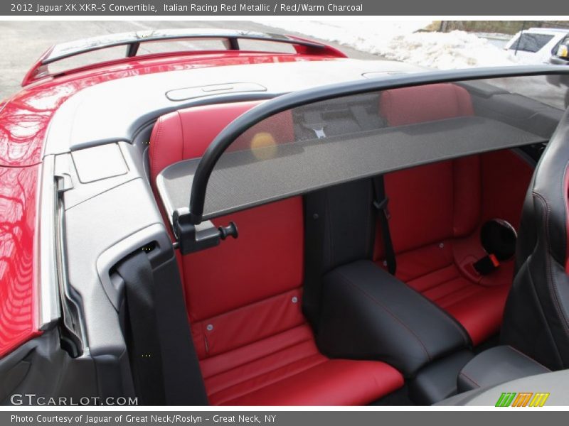Italian Racing Red Metallic / Red/Warm Charcoal 2012 Jaguar XK XKR-S Convertible