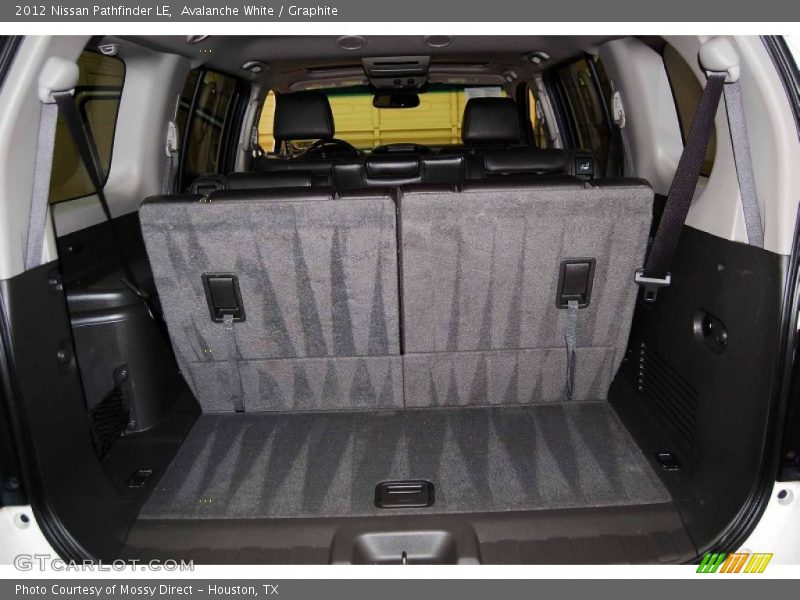 Avalanche White / Graphite 2012 Nissan Pathfinder LE