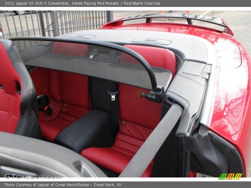 Italian Racing Red Metallic / Red/Warm Charcoal 2012 Jaguar XK XKR-S Convertible