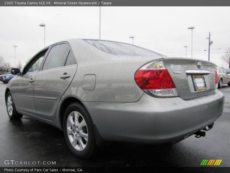 Mineral Green Opalescent / Taupe 2005 Toyota Camry XLE V6