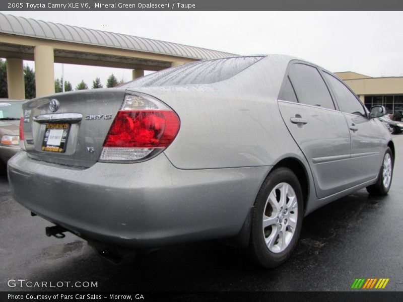 Mineral Green Opalescent / Taupe 2005 Toyota Camry XLE V6