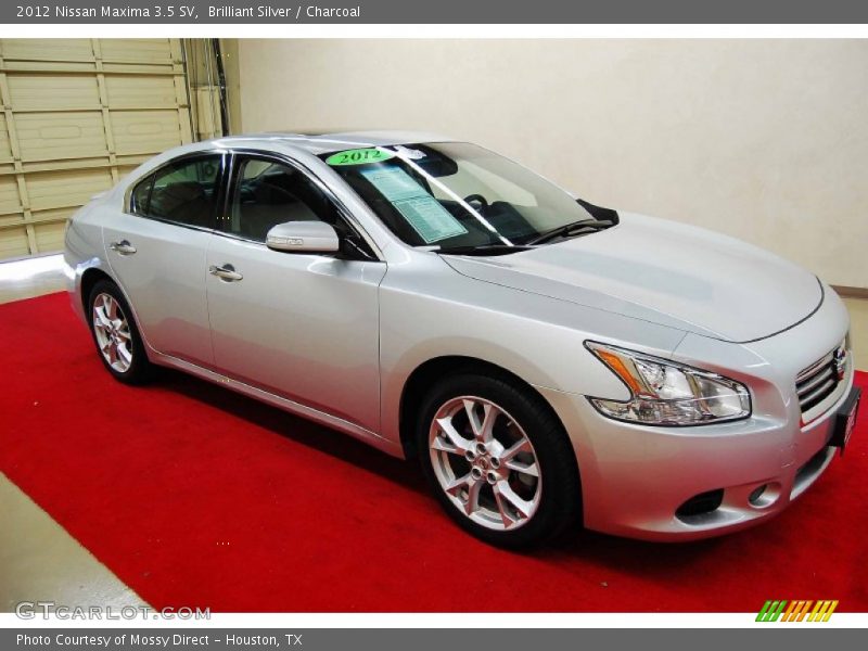 Brilliant Silver / Charcoal 2012 Nissan Maxima 3.5 SV