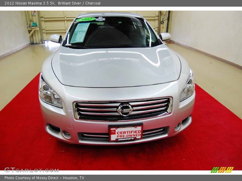Brilliant Silver / Charcoal 2012 Nissan Maxima 3.5 SV