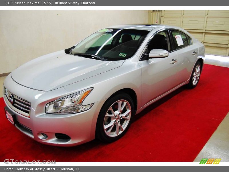 Brilliant Silver / Charcoal 2012 Nissan Maxima 3.5 SV