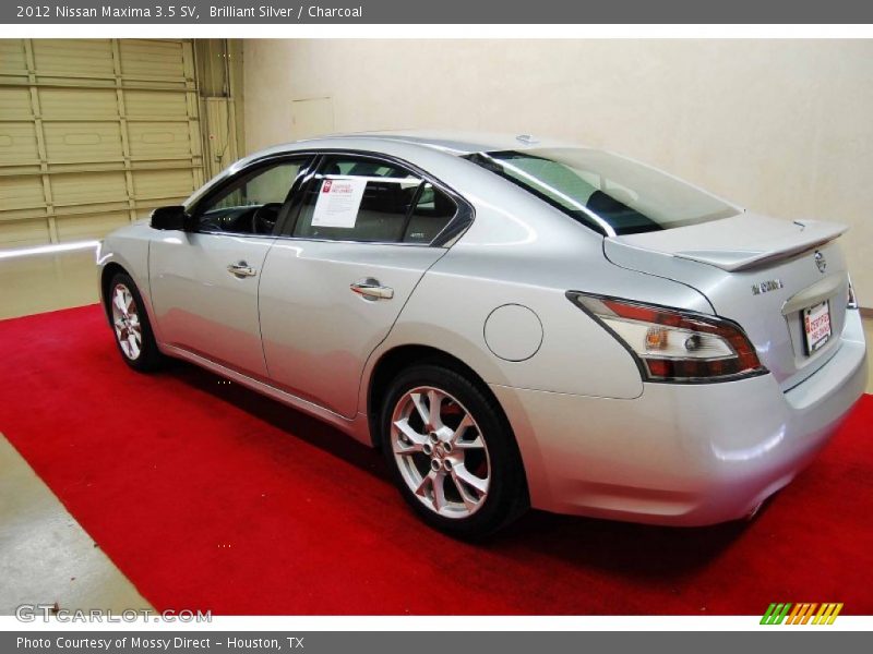 Brilliant Silver / Charcoal 2012 Nissan Maxima 3.5 SV
