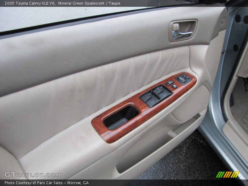 Mineral Green Opalescent / Taupe 2005 Toyota Camry XLE V6