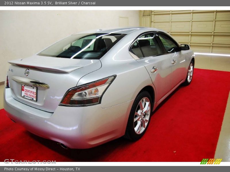 Brilliant Silver / Charcoal 2012 Nissan Maxima 3.5 SV