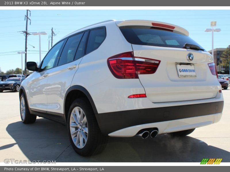Alpine White / Oyster 2013 BMW X3 xDrive 28i