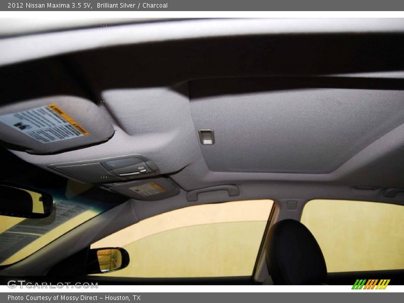 Brilliant Silver / Charcoal 2012 Nissan Maxima 3.5 SV