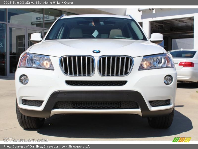 Alpine White / Oyster 2013 BMW X3 xDrive 28i