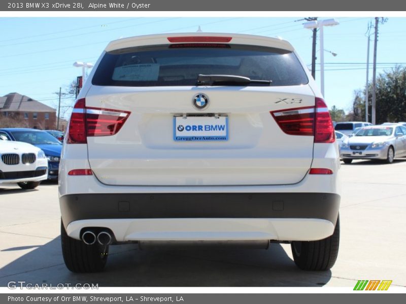 Alpine White / Oyster 2013 BMW X3 xDrive 28i