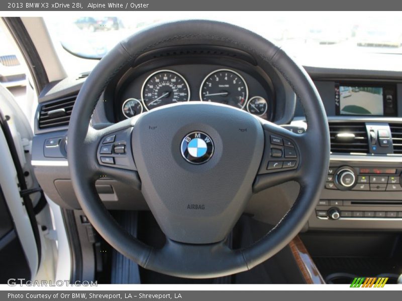 Alpine White / Oyster 2013 BMW X3 xDrive 28i