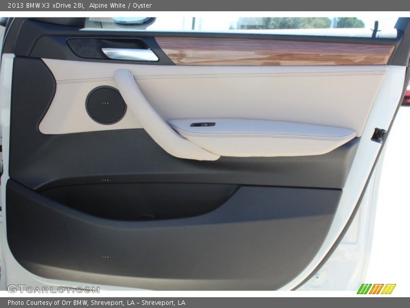 Alpine White / Oyster 2013 BMW X3 xDrive 28i