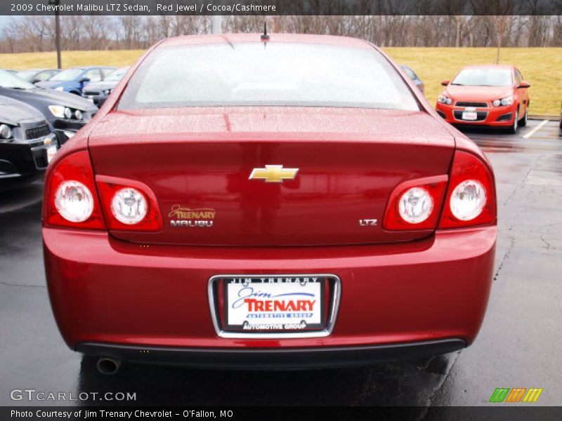 Red Jewel / Cocoa/Cashmere 2009 Chevrolet Malibu LTZ Sedan