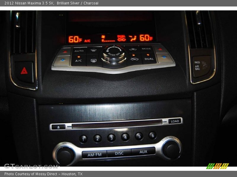 Brilliant Silver / Charcoal 2012 Nissan Maxima 3.5 SV