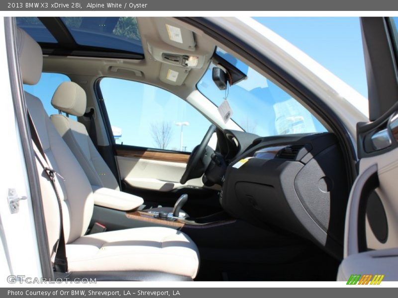 Alpine White / Oyster 2013 BMW X3 xDrive 28i