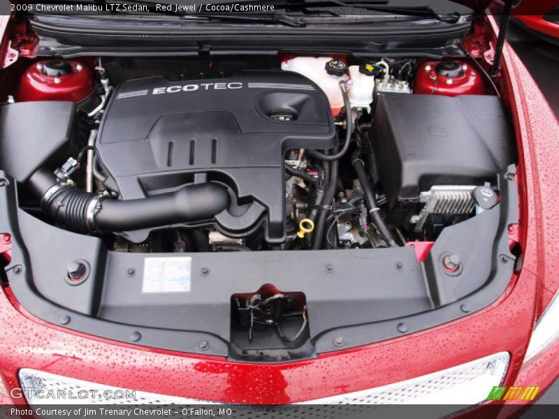 Red Jewel / Cocoa/Cashmere 2009 Chevrolet Malibu LTZ Sedan