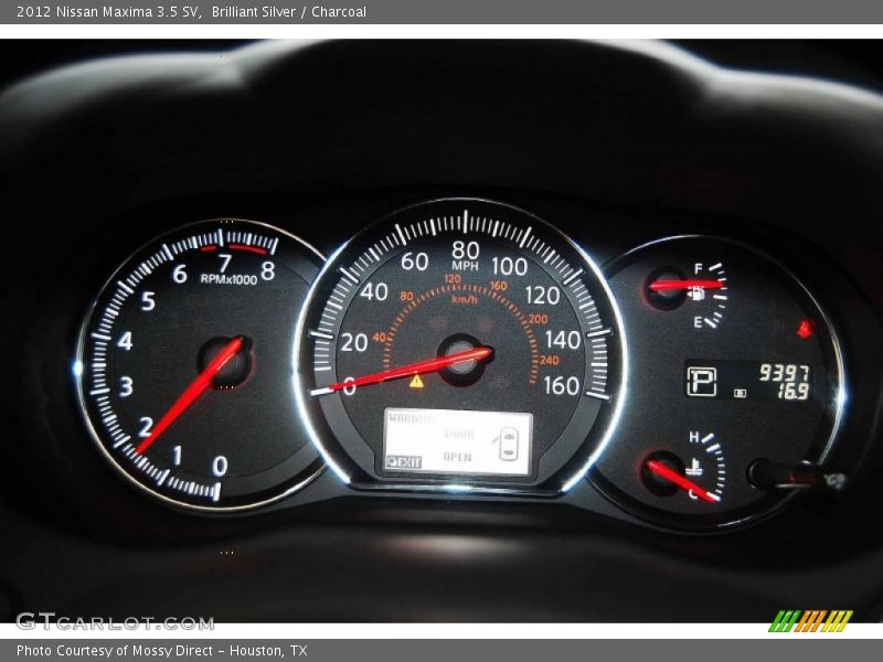 Brilliant Silver / Charcoal 2012 Nissan Maxima 3.5 SV