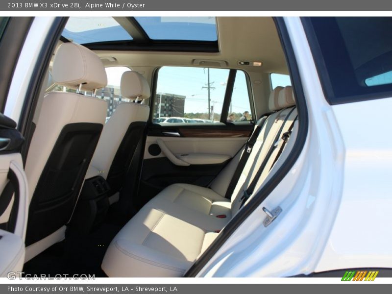 Alpine White / Oyster 2013 BMW X3 xDrive 28i