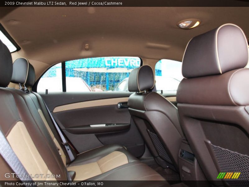 Red Jewel / Cocoa/Cashmere 2009 Chevrolet Malibu LTZ Sedan