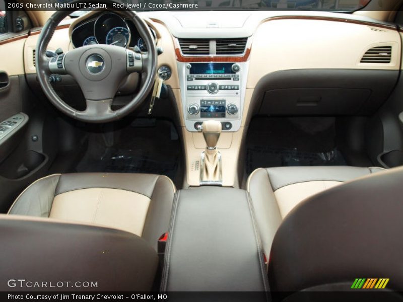 Dashboard of 2009 Malibu LTZ Sedan