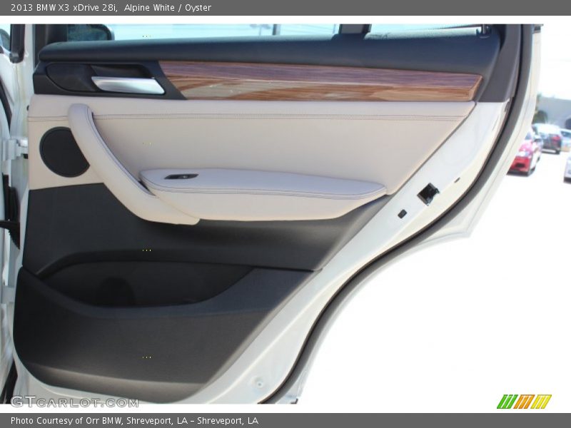 Alpine White / Oyster 2013 BMW X3 xDrive 28i
