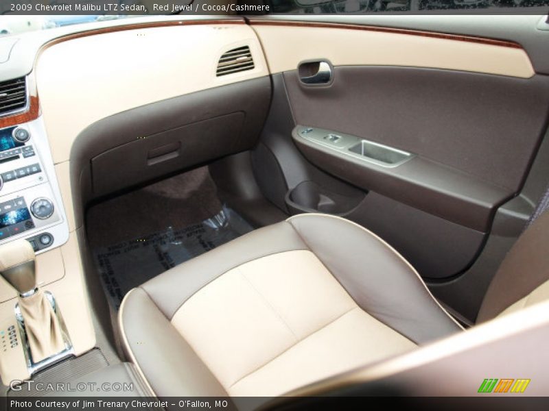 Red Jewel / Cocoa/Cashmere 2009 Chevrolet Malibu LTZ Sedan