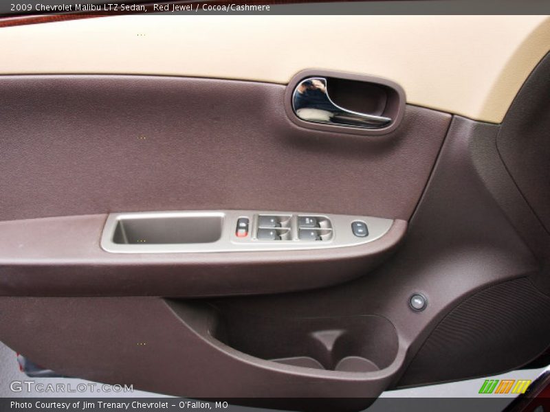 Red Jewel / Cocoa/Cashmere 2009 Chevrolet Malibu LTZ Sedan