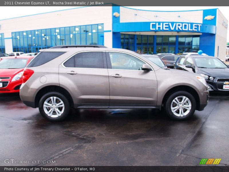 Mocha Steel Metallic / Jet Black 2011 Chevrolet Equinox LT