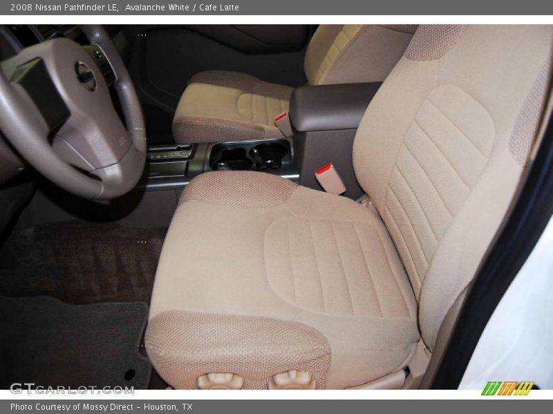 Avalanche White / Cafe Latte 2008 Nissan Pathfinder LE