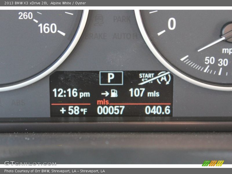 Alpine White / Oyster 2013 BMW X3 xDrive 28i