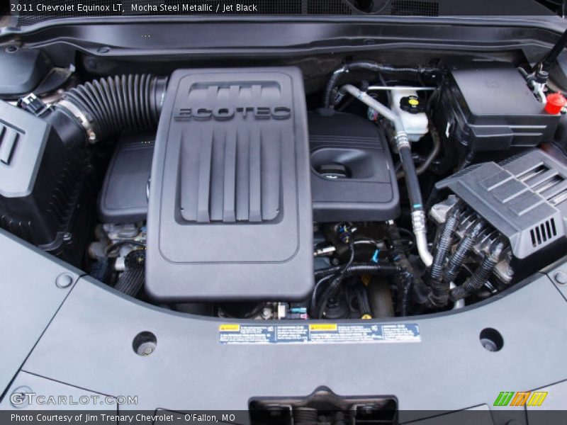 Mocha Steel Metallic / Jet Black 2011 Chevrolet Equinox LT