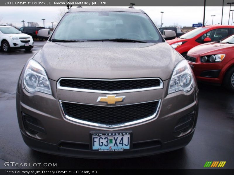 Mocha Steel Metallic / Jet Black 2011 Chevrolet Equinox LT