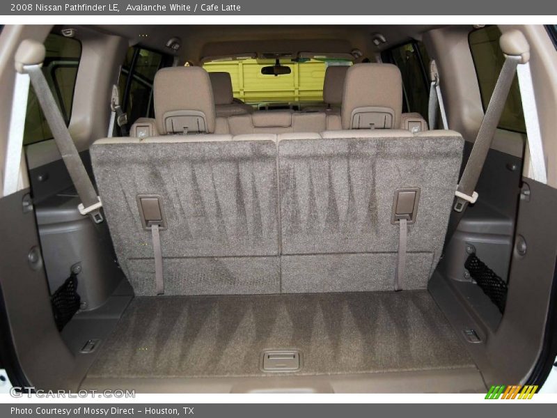 Avalanche White / Cafe Latte 2008 Nissan Pathfinder LE