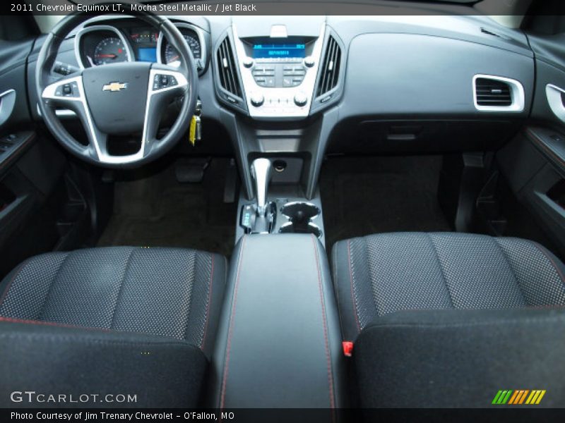 Mocha Steel Metallic / Jet Black 2011 Chevrolet Equinox LT