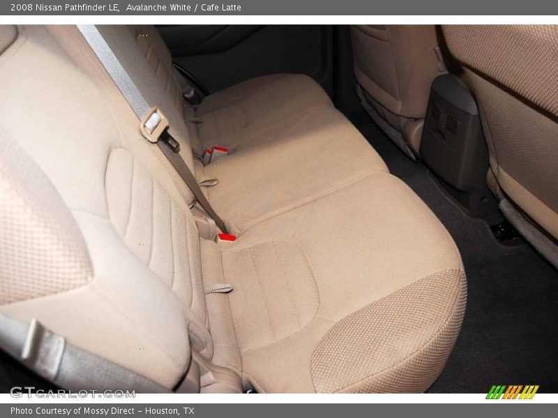 Avalanche White / Cafe Latte 2008 Nissan Pathfinder LE
