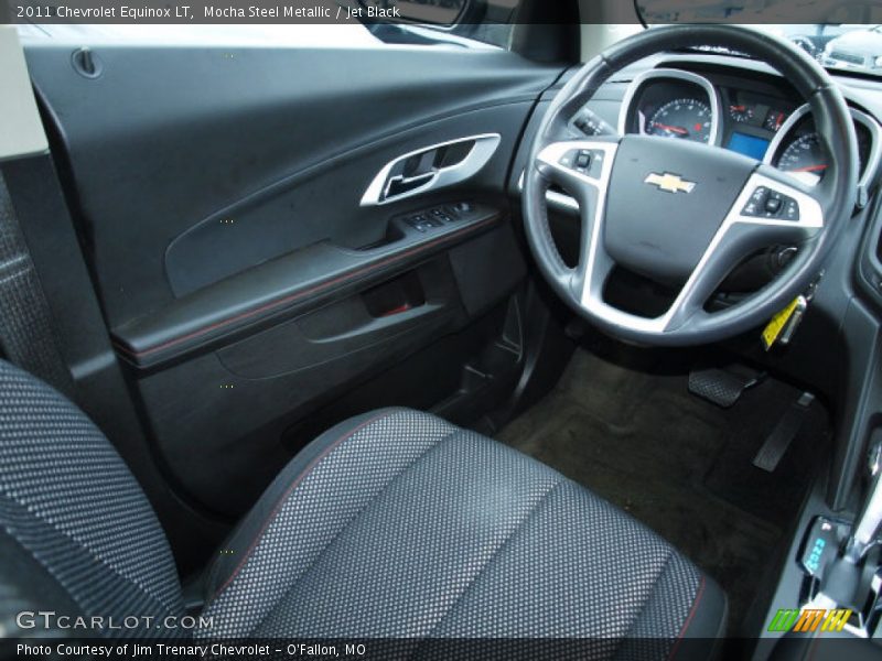 Mocha Steel Metallic / Jet Black 2011 Chevrolet Equinox LT